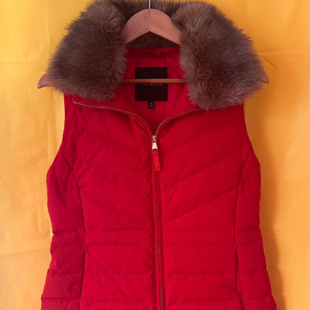Talbots Quilted Winter Vest Size XS - Picture 2 of 6